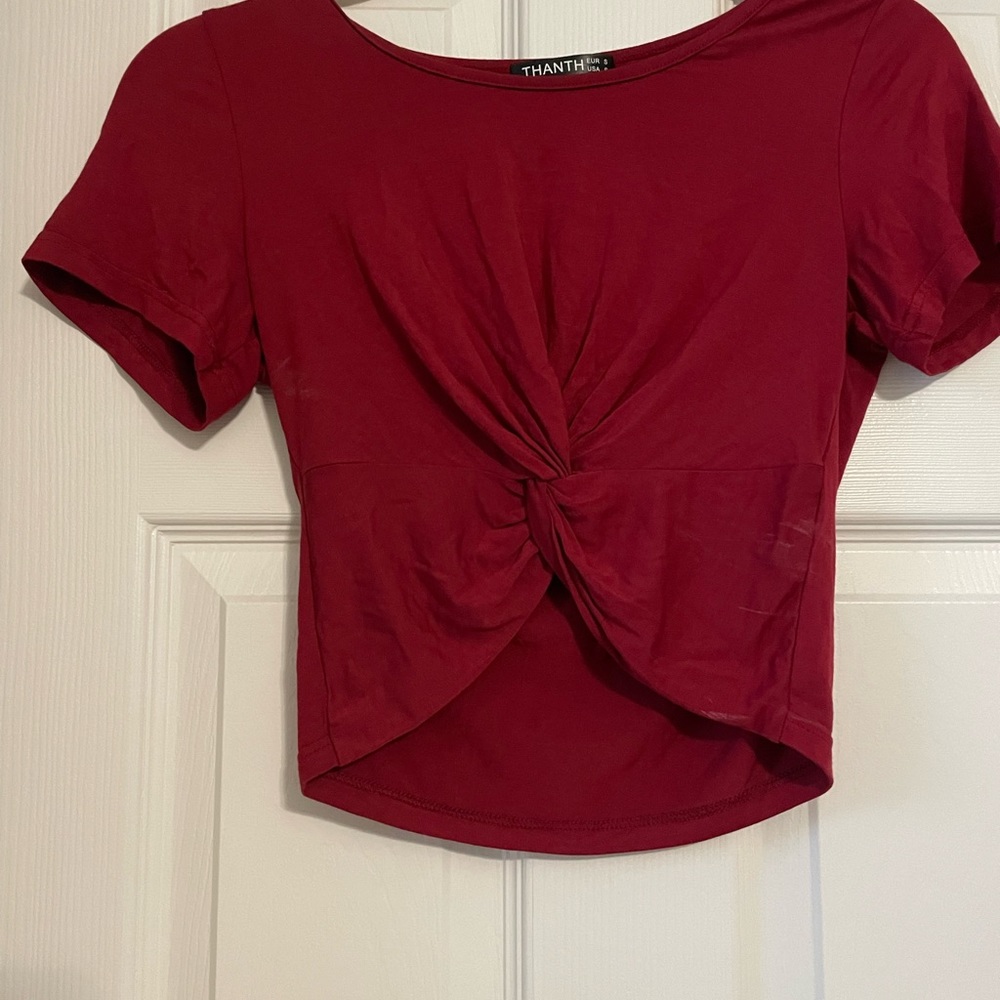 Knot crop top